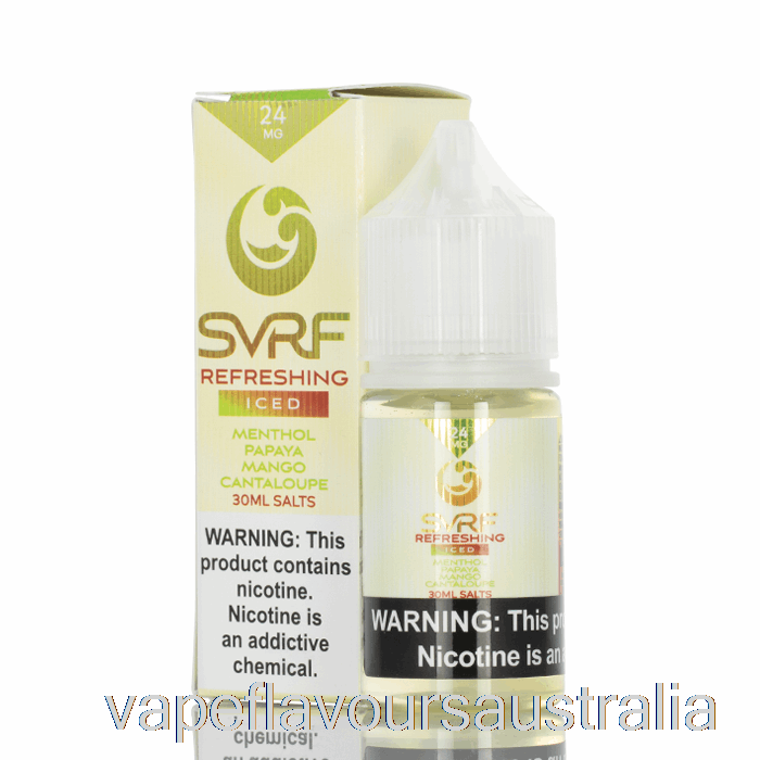 Vape Nicotine Australia ICED Refreshing - SVRF SALTS E-Liquid - 30mL 48mg
